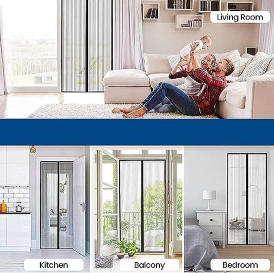 Magnetic Mosquito & Insect Repellant Screen Door