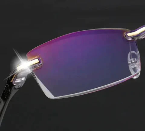 Power Glasses Rimless One Auto Focus Reading