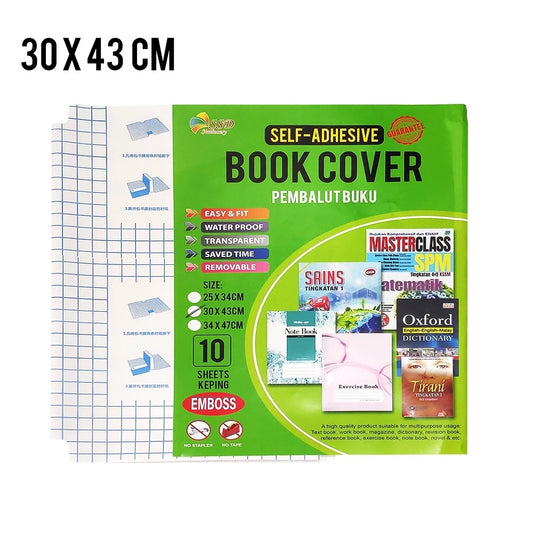 Cover Self Adhesive Transparent Protective Book 299