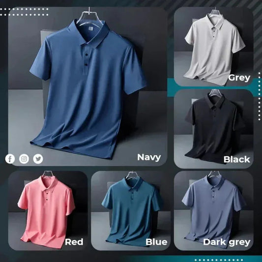 Mens Half Sleeves Polo Shirt Buy One
