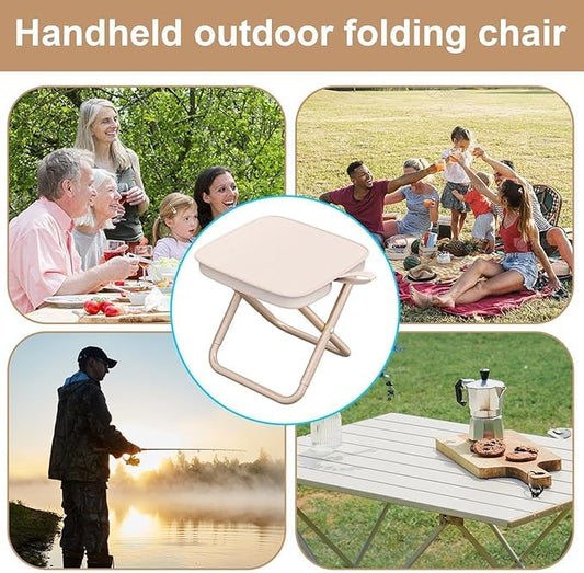 Portable Lightweight Handbag Folding Stool For Convenient