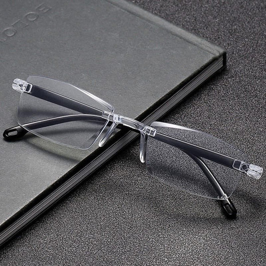 Power Glasses Rimless One Auto Focus Reading