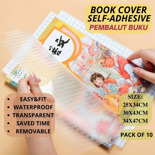 Cover Self Adhesive Transparent Protective Book 299