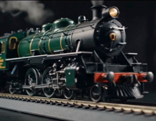 Rechargeable Train Track Set With Real Smoke