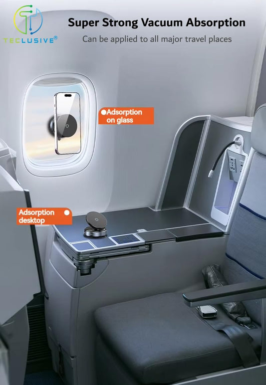 360° Magnetic Vacuum Suction Phone Mount with Strong Grip