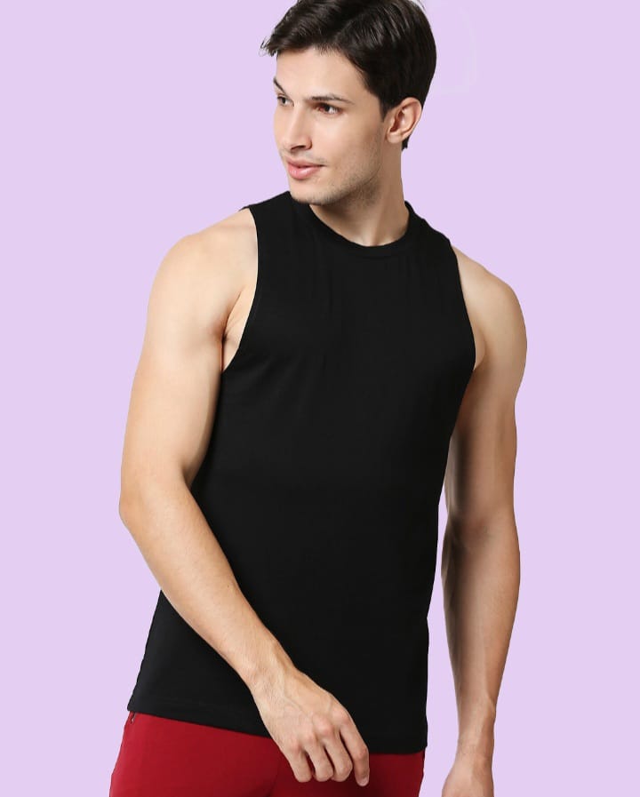 Mens Sleeveless Round Neck Vest 299