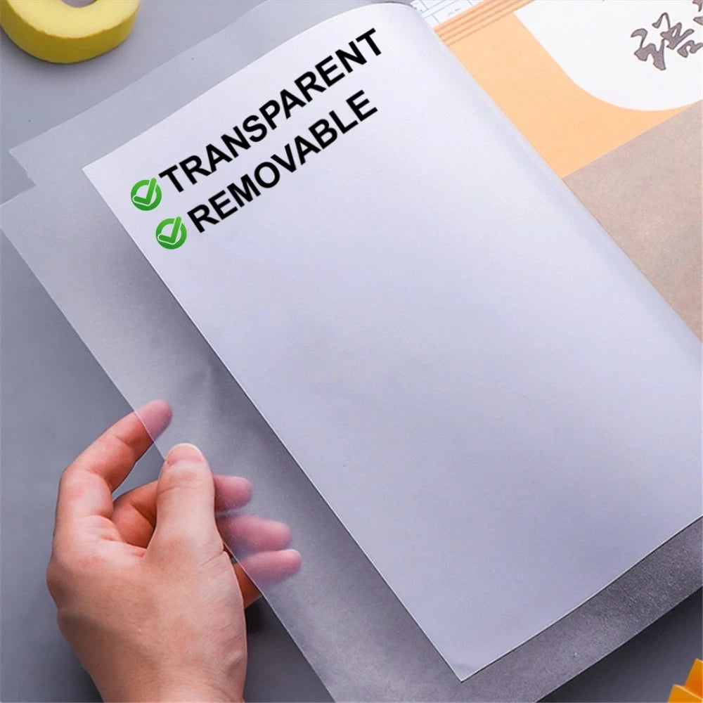 Cover Self Adhesive Transparent Protective Book 299