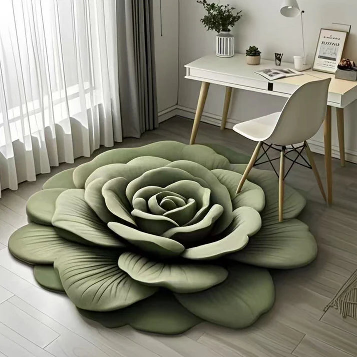 Floral Plush Diatomaceous Earth Floor Mat 399