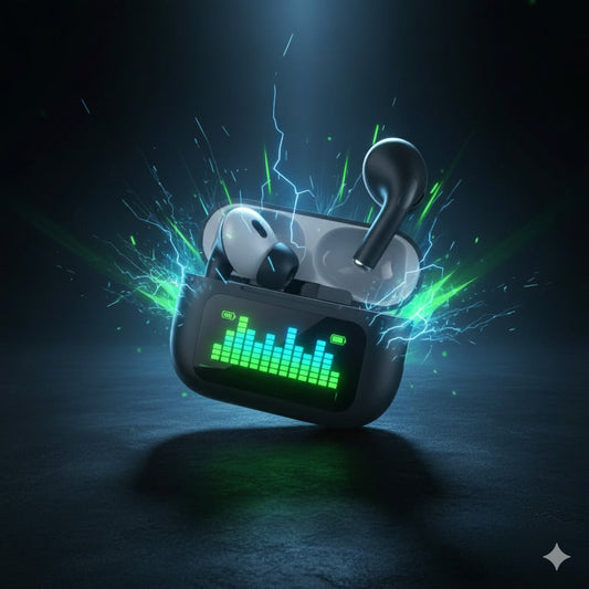 Wireless Bluetooth Display Earbuds