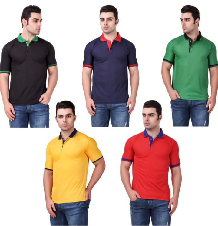 Fabric Polo Neck Shirts 599