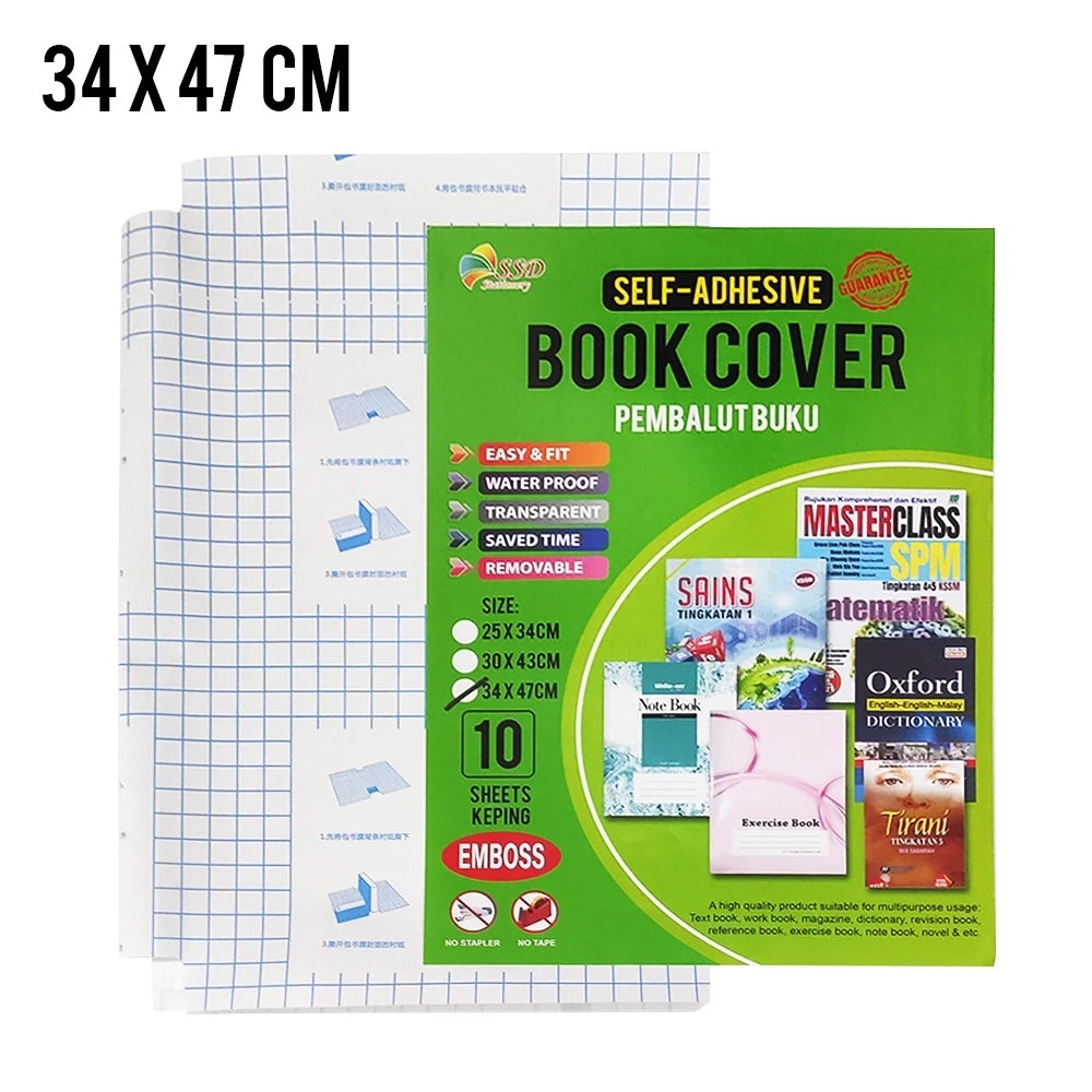 Cover Self Adhesive Transparent Protective Book 299