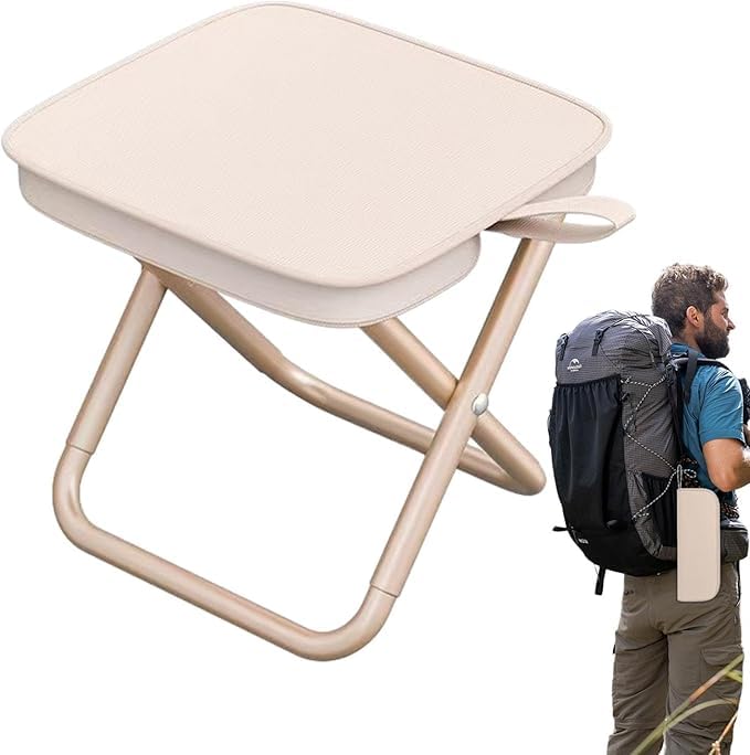 Portable Lightweight Handbag Folding Stool For Convenient