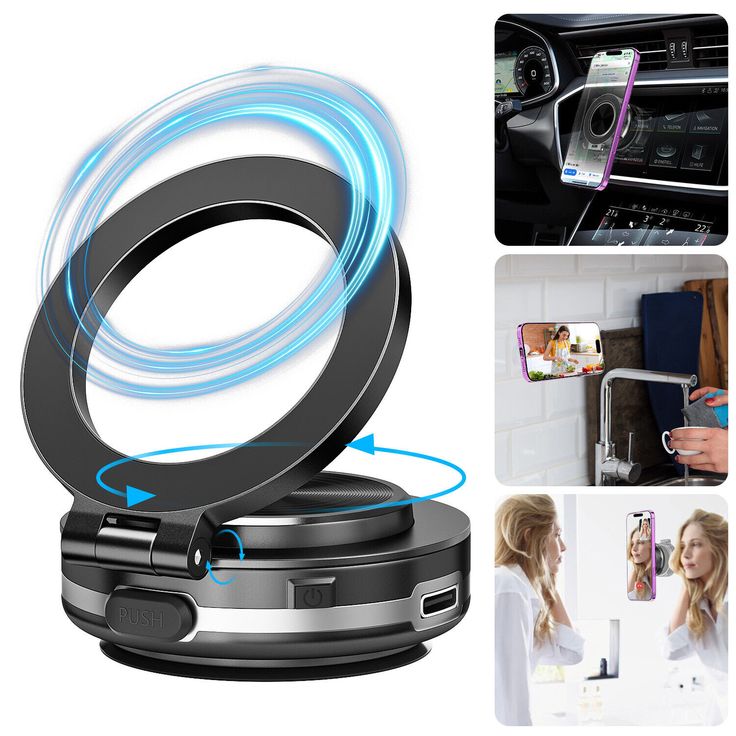 Mobile Holder Magnetic Car With Suction 299