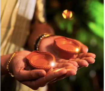 Sensor LED Reusable Water Diyas Bright Long