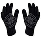 Wool Blend Stretchable Casual Outdoor Cold Weather Ribbed Gloves