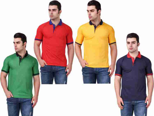 Fabric Polo Neck Shirts 599