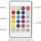 Color‑Changing LED Bulb Bluetooth Speaker With Remote