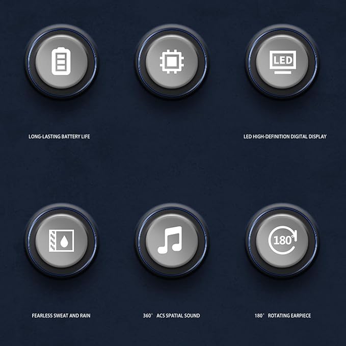 Smart Display Wireless Bluetooth Earbud