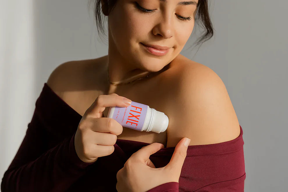 Fixie Instant Body Adhesive Roller Mess Stress