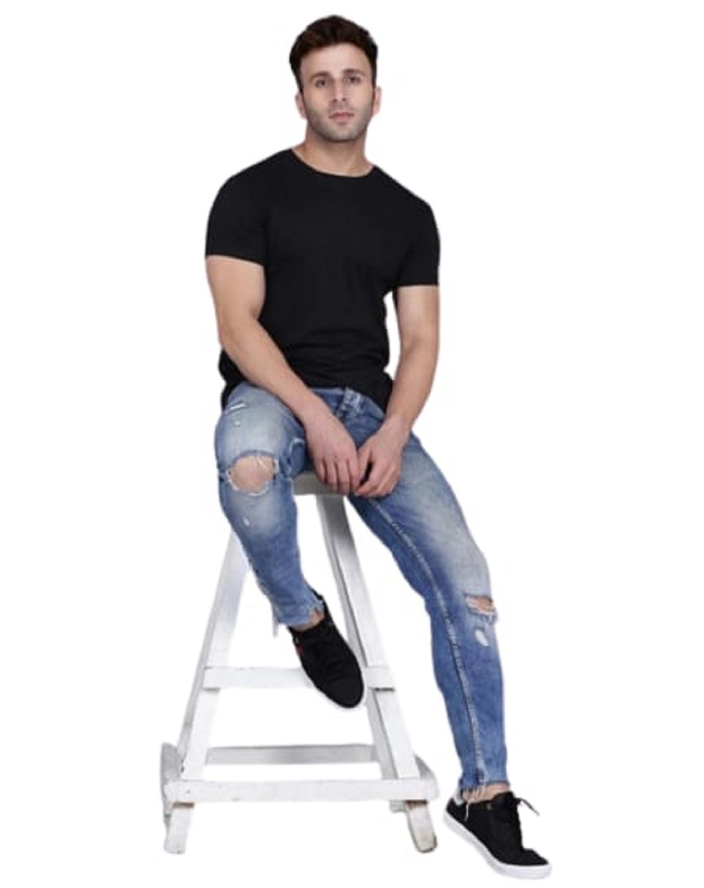 Pick Any 1 Mens Half Sleeves Round Neck T-shirt