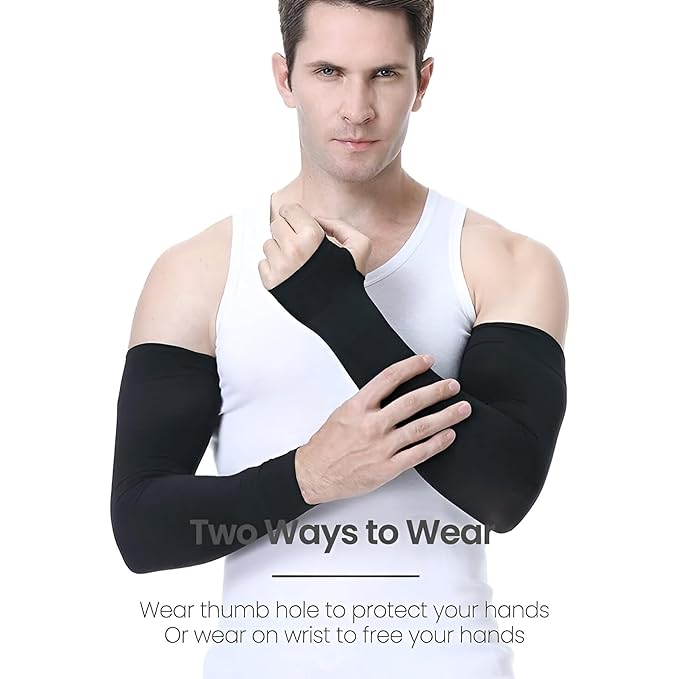 Unisex Arm sleeves with UV Protection in Summer