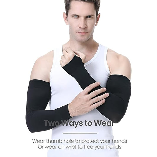 Unisex Arm sleeves with UV Protection in Summer