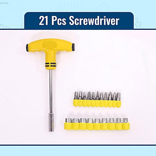21 Pcs Screwdriver Socket Tool Kit @ Just Rs.399/-
