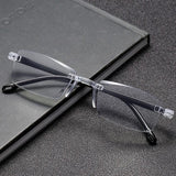 Power Glasses Rimless One Auto Focus Reading