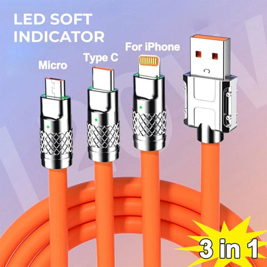 3 in 1 Fast Charging Data Cable 1499