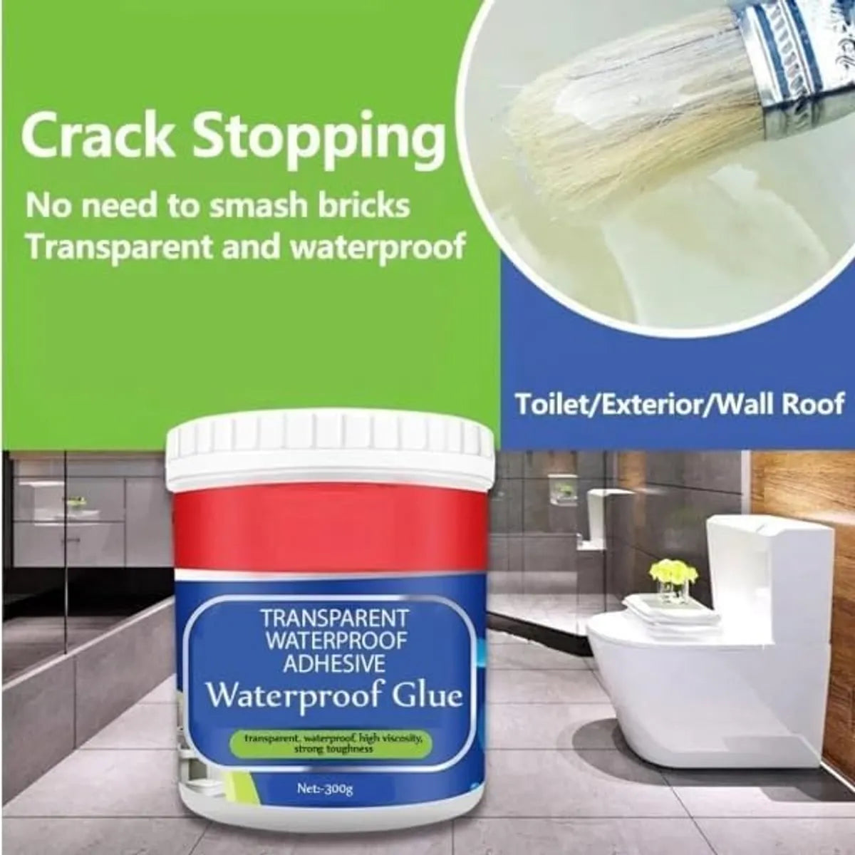 Invisible Waterproof Glue Clear Gel Bathroom Roof