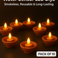 Sensor LED Reusable Water Diyas Bright Long