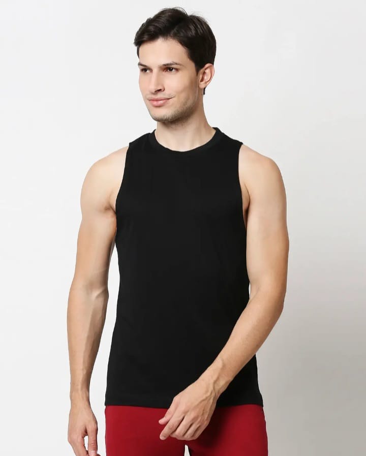 Mens Sleeveless Round Neck Vest