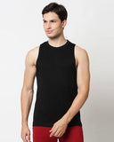 Mens Sleeveless Round Neck Vest