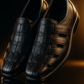Casual Black Sandals For Men 299