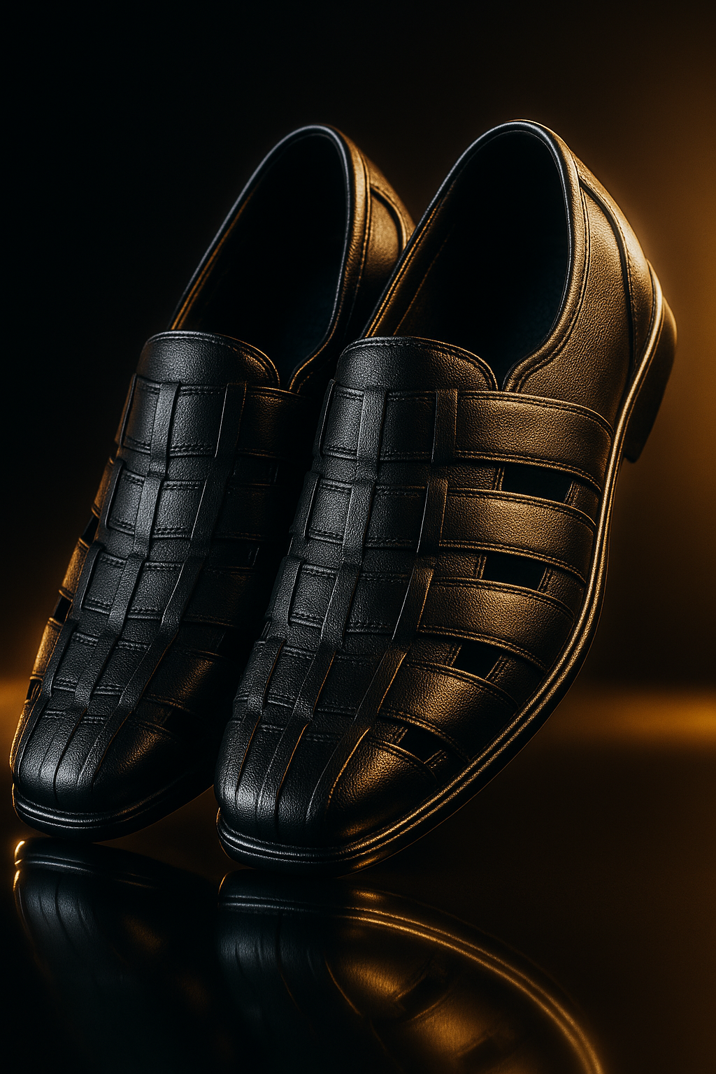 Casual Black Sandals For Men 299