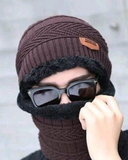 Winters Cap & Muffler for Men & Women(Brown)