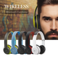 Foldable Wireless Bluetooth Headphones with Built-In Microphone – Stereo Sound