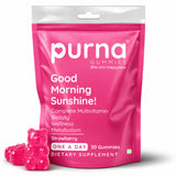 Purna multivitamin strawberry flavor vegan gummies for daily wellness