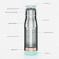 Leak-Proof Glass Bottle with Silicone Cover