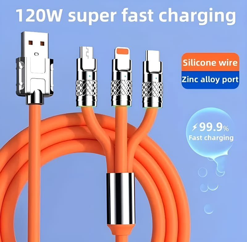 3 in 1 Fast Charging Data Cable 1499