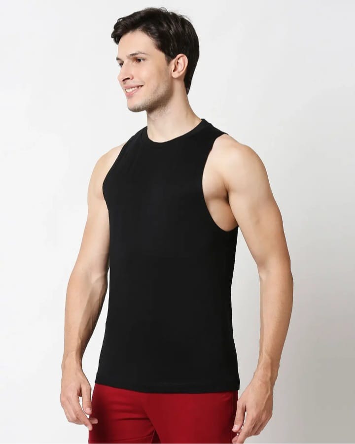 Mens Sleeveless Round Neck Vest