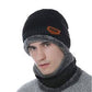 Winters Cap & Muffler for Men & Women(Black)