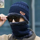Winters Cap & Muffler for Men & Women(Navy Blue)
