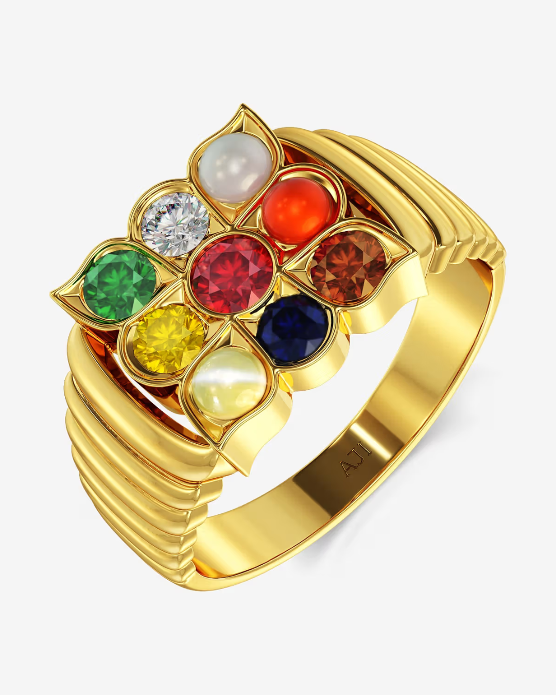 Men Navratna Ring