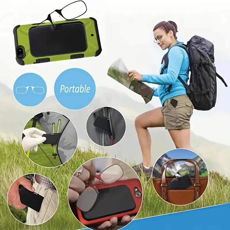 Clip Glasses Phone Case Nose Reading