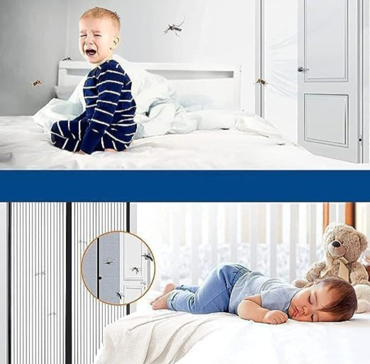 Magnetic Mosquito & Insect Repellant Screen Door