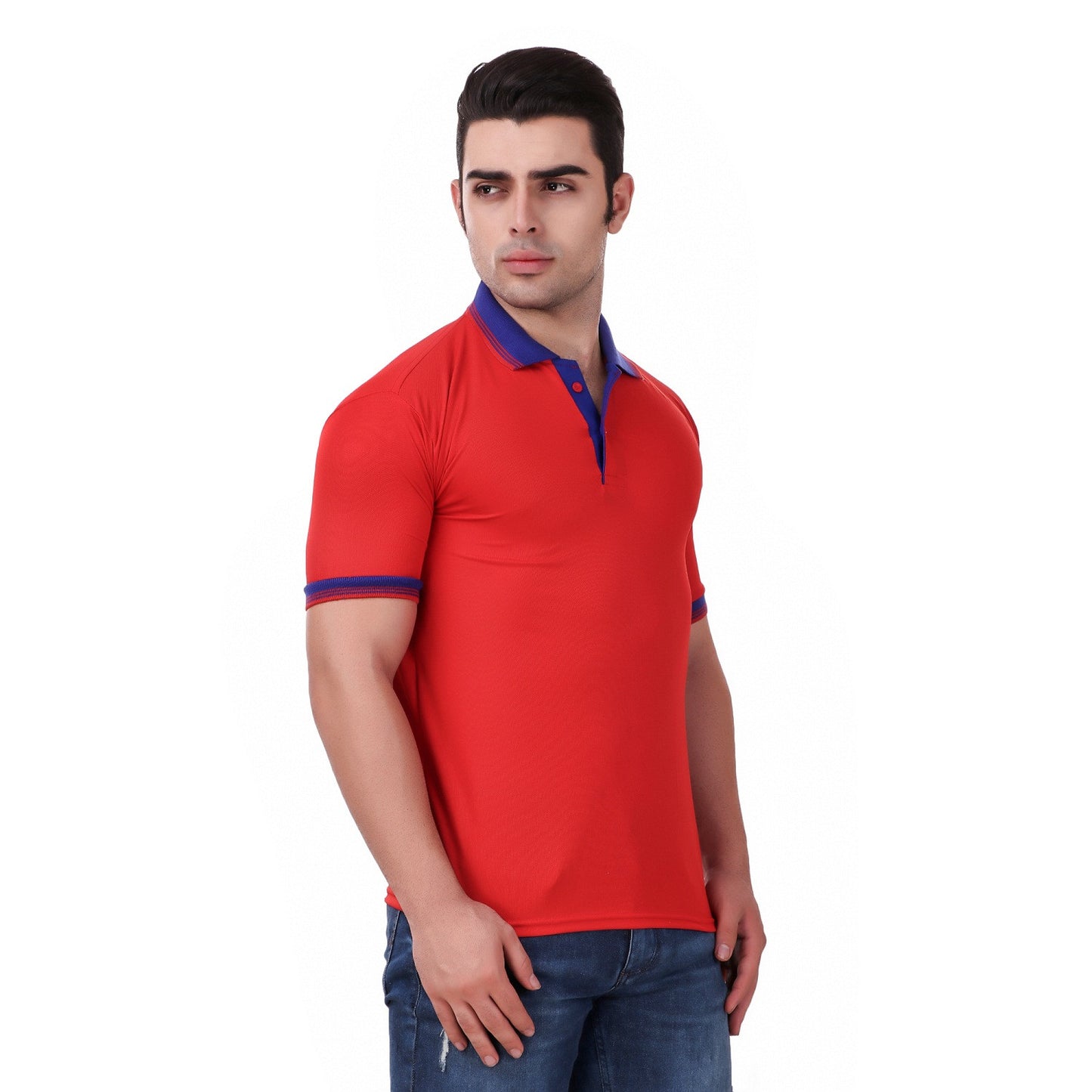 Fabric Polo Neck Shirts 599