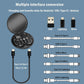 Wireless Bluetooth Cable Earbud M10 With Multifuncational Data Cable Set