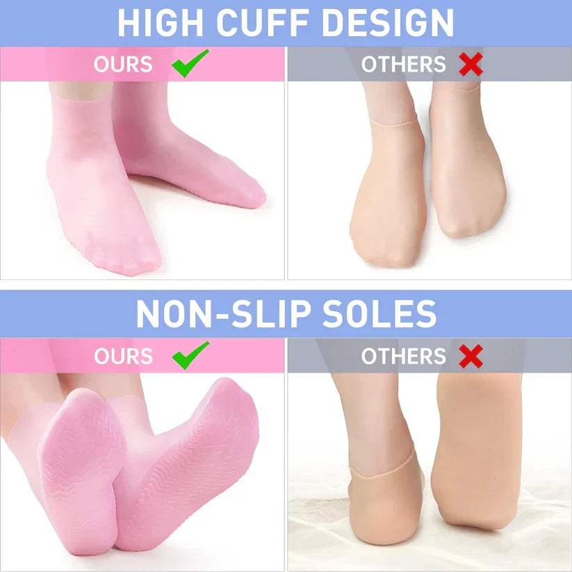 Foot Spa Pedicure Silicone Socks For Men