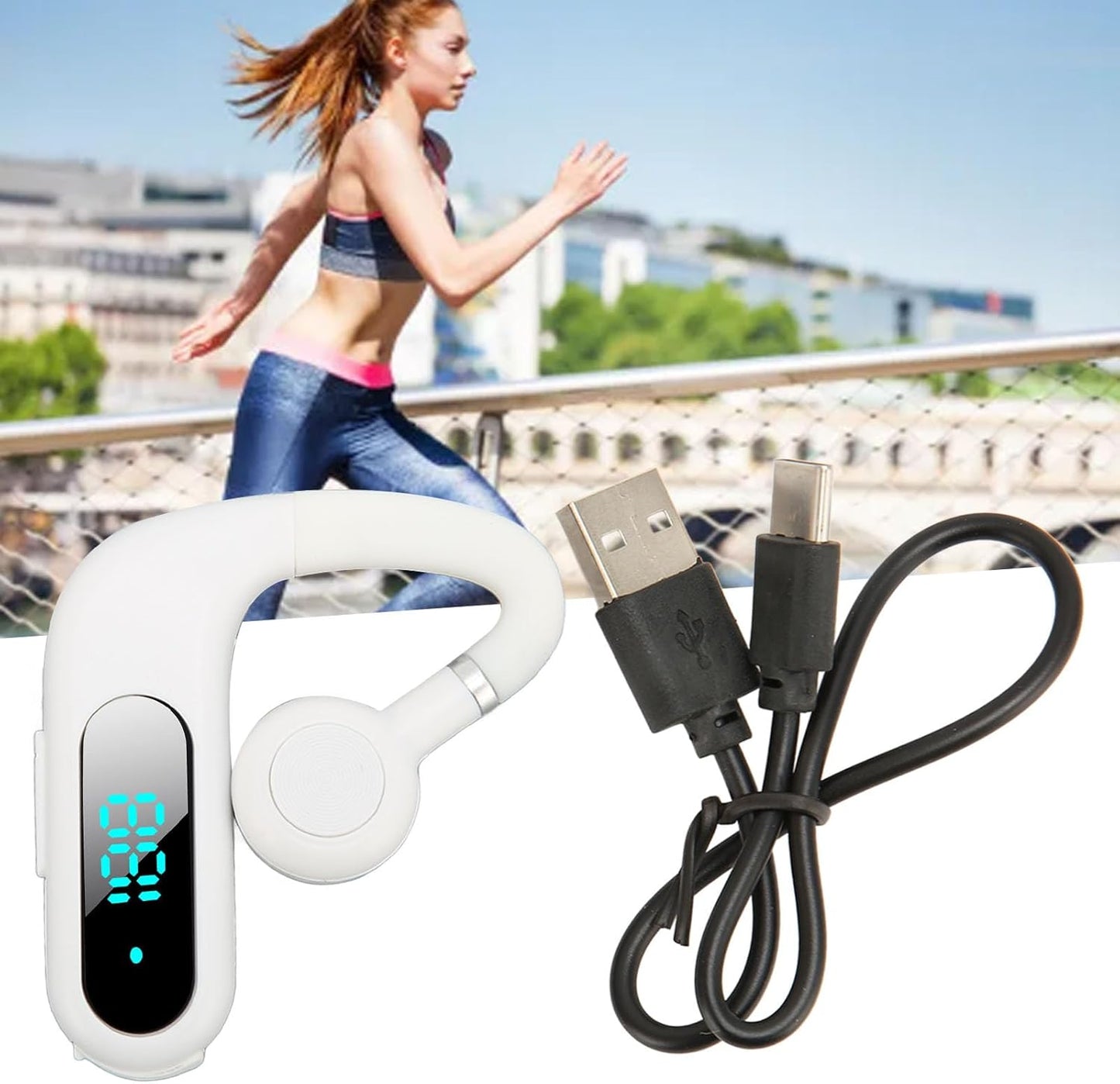 Smart Display Wireless Bluetooth Earbud